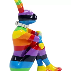 Deko & Geschenkartikel-KARE Design Deko Figur Sitting Rabbit Rainbow 80