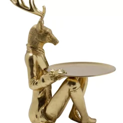 Deko & Geschenkartikel-KARE Design Deko Figur Sitting Waiter Deer 33Cm