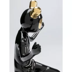 Deko & Geschenkartikel-KARE Design Deko Figur Skating Astronaut Schwarz 21Cm