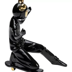 Deko & Geschenkartikel-KARE Design Deko Figur Skating Astronaut Schwarz 21Cm