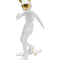 Deko & Geschenkartikel-KARE Design Deko Figur Skating Astronaut Weis 33Cm
