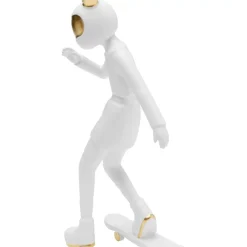 Deko & Geschenkartikel-KARE Design Deko Figur Skating Astronaut Weis 33Cm