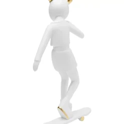 Deko & Geschenkartikel-KARE Design Deko Figur Skating Astronaut Weis 33Cm