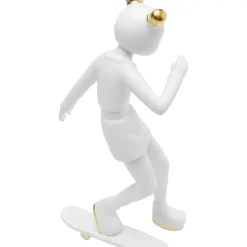 Deko & Geschenkartikel-KARE Design Deko Figur Skating Astronaut Weis 33Cm
