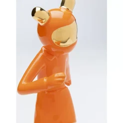 Deko & Geschenkartikel-KARE Design Deko Figur Skating Astronaut Orange 33Cm