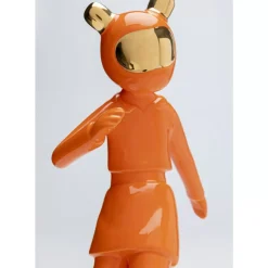 Deko & Geschenkartikel-KARE Design Deko Figur Skating Astronaut Orange 33Cm