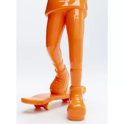 Deko & Geschenkartikel-KARE Design Deko Figur Skating Astronaut Orange 33Cm