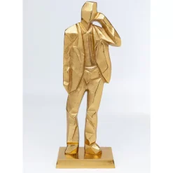 Deko & Geschenkartikel-KARE Design Deko Figur Standing Man Gold 62Cm