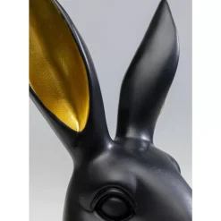 Deko & Geschenkartikel-KARE Design Deko Figur Sweet Rabbit Schwarz 31Cm