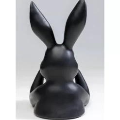Deko & Geschenkartikel-KARE Design Deko Figur Sweet Rabbit Schwarz 31Cm