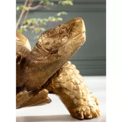 Deko & Geschenkartikel-KARE Design Deko Figur Turtle Gold Gros