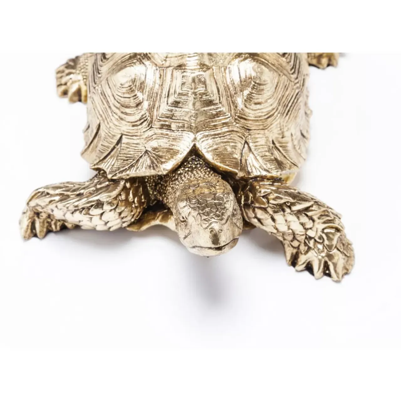 Deko & Geschenkartikel-KARE Design Deko Figur Turtle Gold Klein