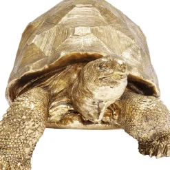 Deko & Geschenkartikel-KARE Design Deko Figur Turtle Gold Medium