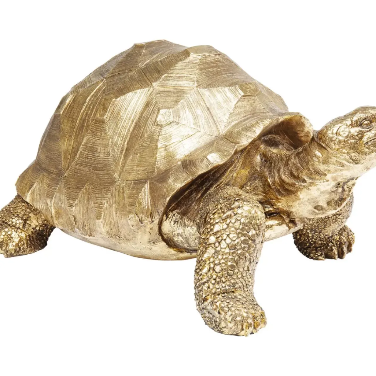 Deko & Geschenkartikel-KARE Design Deko Figur Turtle Gold Medium