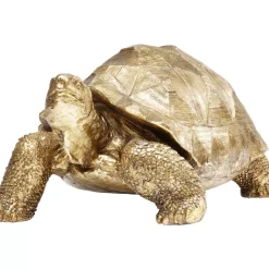 Deko & Geschenkartikel-KARE Design Deko Figur Turtle Gold Medium