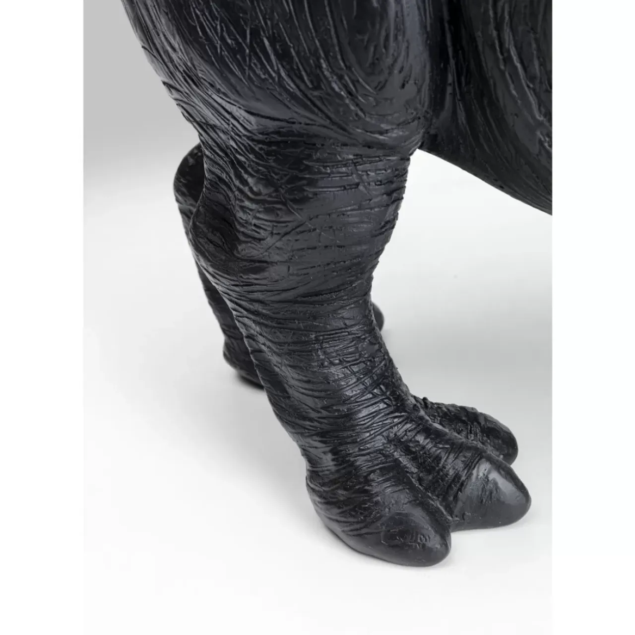 Deko & Geschenkartikel-KARE Design Deko Figur Walking Rhino Schwarz