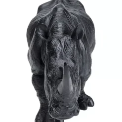 Deko & Geschenkartikel-KARE Design Deko Figur Walking Rhino Schwarz