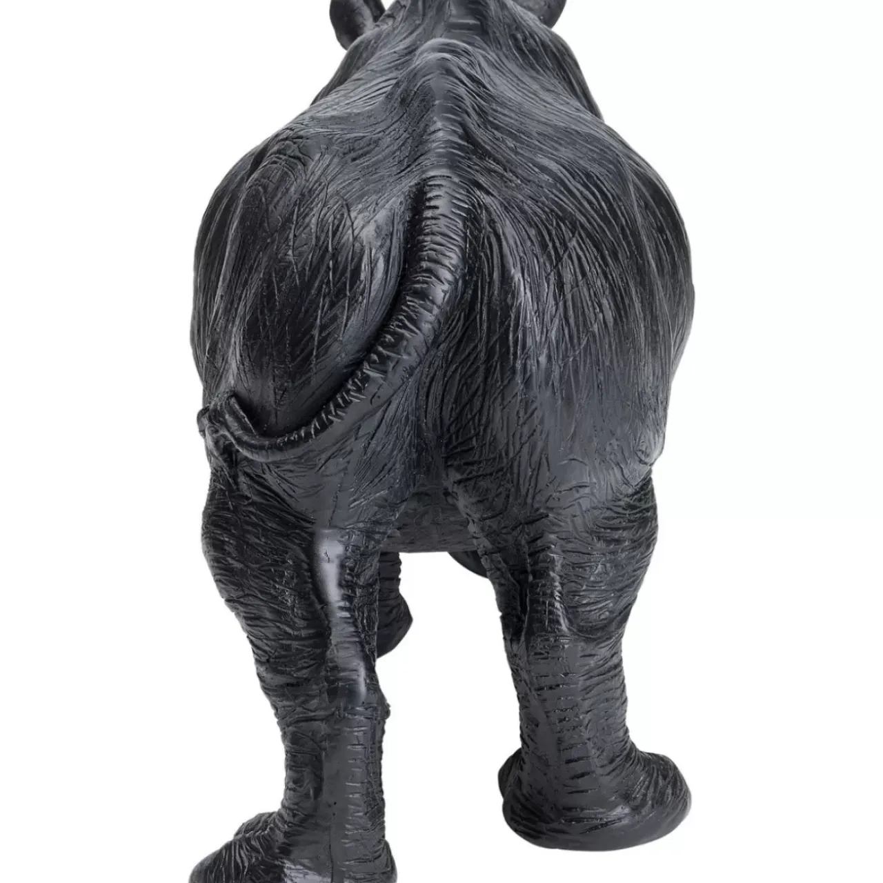 Deko & Geschenkartikel-KARE Design Deko Figur Walking Rhino Schwarz