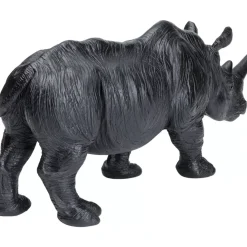 Deko & Geschenkartikel-KARE Design Deko Figur Walking Rhino Schwarz