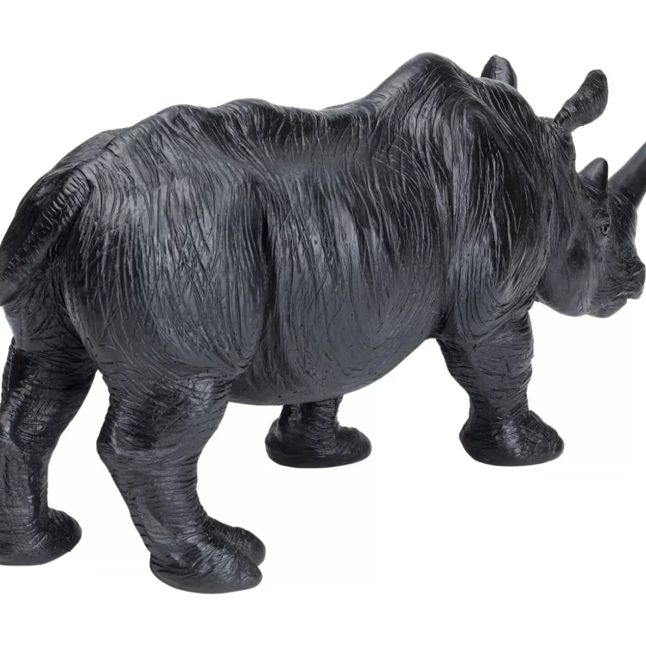 Deko & Geschenkartikel-KARE Design Deko Figur Walking Rhino Schwarz