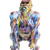 Deko & Geschenkartikel-KARE Design Deko Figur Watching Gorilla Bunt