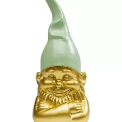 Deko & Geschenkartikel-KARE Design Deko Figur Zwerg Gold Grun 21Cm