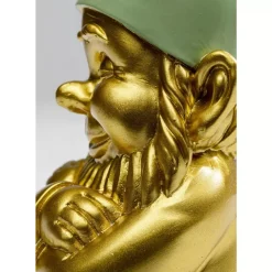 Deko & Geschenkartikel-KARE Design Deko Figur Zwerg Gold Grun 21Cm