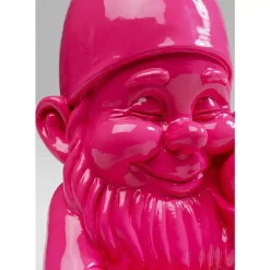 Deko & Geschenkartikel-KARE Design Deko Figur Zwerg Pink 21Cm