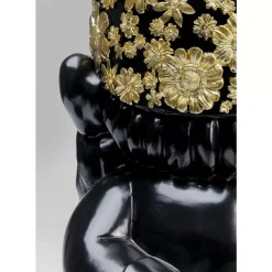 Deko & Geschenkartikel-KARE Design Deko Figur Zwerg Standing Schwarz Gold 61Cm