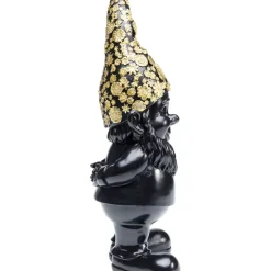 Deko & Geschenkartikel-KARE Design Deko Figur Zwerg Standing Schwarz Gold 30Cm