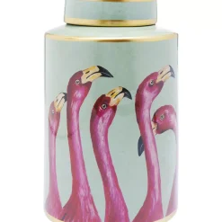 Deko & Geschenkartikel-KARE Design Deko Gefas Flamingos 29Cm