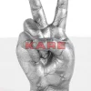 Deko & Geschenkartikel-KARE Design Deko Hand Victory Grau