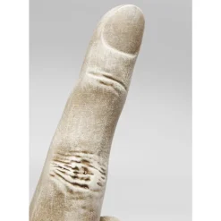 Deko & Geschenkartikel-KARE Design Deko Hand Victory Tattoo Eye 36Cm