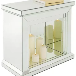 Kleinmöbel & Sonstiges-KARE Design Deko Kamin Crystal 71X70Cm