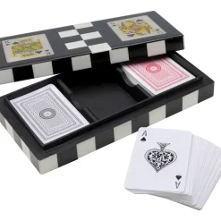 Deko & Geschenkartikel-KARE Design Deko Karten Box Gamble (4/Tlg.)