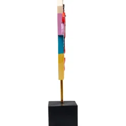 Deko & Geschenkartikel-KARE Design Deko Objekt Abstract Face Multicolour 52Cm