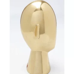 Deko & Geschenkartikel-KARE Design Deko Objekt Abstract Face Gold 28Cm
