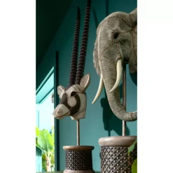 Deko & Geschenkartikel-KARE Design Deko Objekt Antelope Head Pearls 124