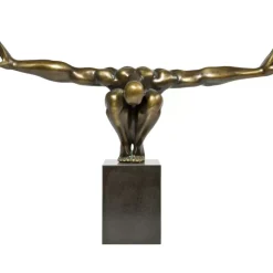 Deko & Geschenkartikel-KARE Design Deko Objekt Athlet Bronze