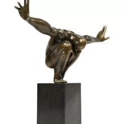 Deko & Geschenkartikel-KARE Design Deko Objekt Athlet Bronze