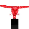 Deko & Geschenkartikel-KARE Design Deko Objekt Athlet Rot