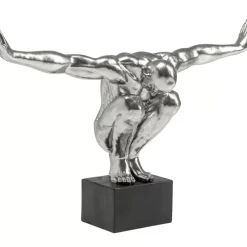 Deko & Geschenkartikel-KARE Design Deko Objekt Athlete Xl Silber