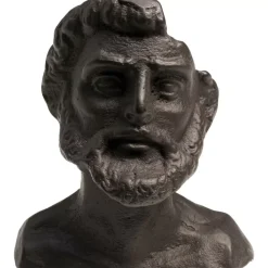 Deko & Geschenkartikel-KARE Design Deko Objekt Bearded Man Anthrazit 11Cm