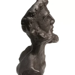 Deko & Geschenkartikel-KARE Design Deko Objekt Bearded Man Anthrazit 11Cm