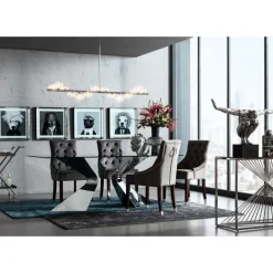 Deko & Geschenkartikel-KARE Design Deko Objekt Betta Fish Silber Klein