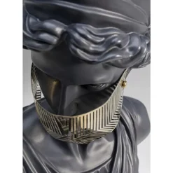 Deko & Geschenkartikel-KARE Design Deko Objekt Busto Masked Lady 50Cm