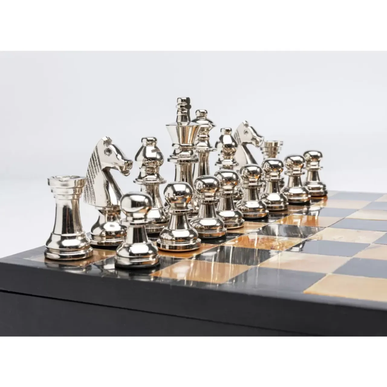 Sonstiges & Zubehör Accessoires-KARE Design Deko Objekt Chess Antique 36X33Cm