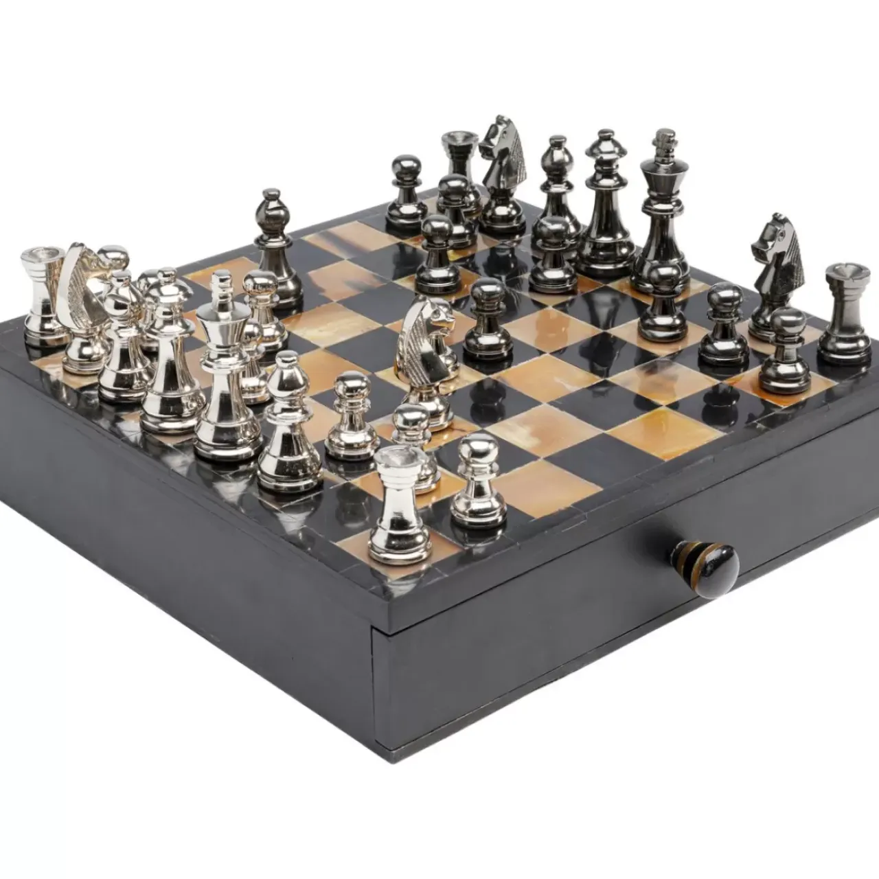 Sonstiges & Zubehör Accessoires-KARE Design Deko Objekt Chess Antique 36X33Cm
