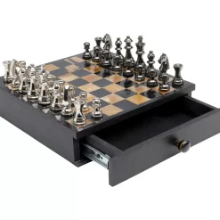 Sonstiges & Zubehör Accessoires-KARE Design Deko Objekt Chess Antique 36X33Cm