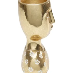 Deko & Geschenkartikel-KARE Design Deko Objekt Daisy Head Gold 19Cm